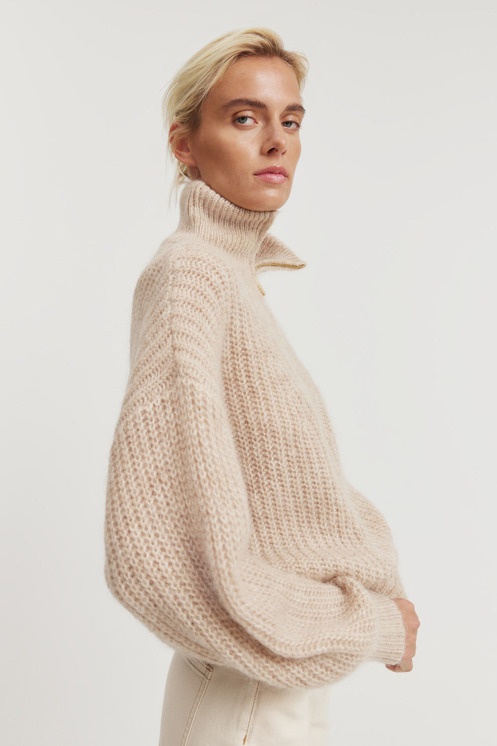 Zip Detail Knit