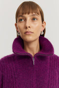 Zip Detail Knit