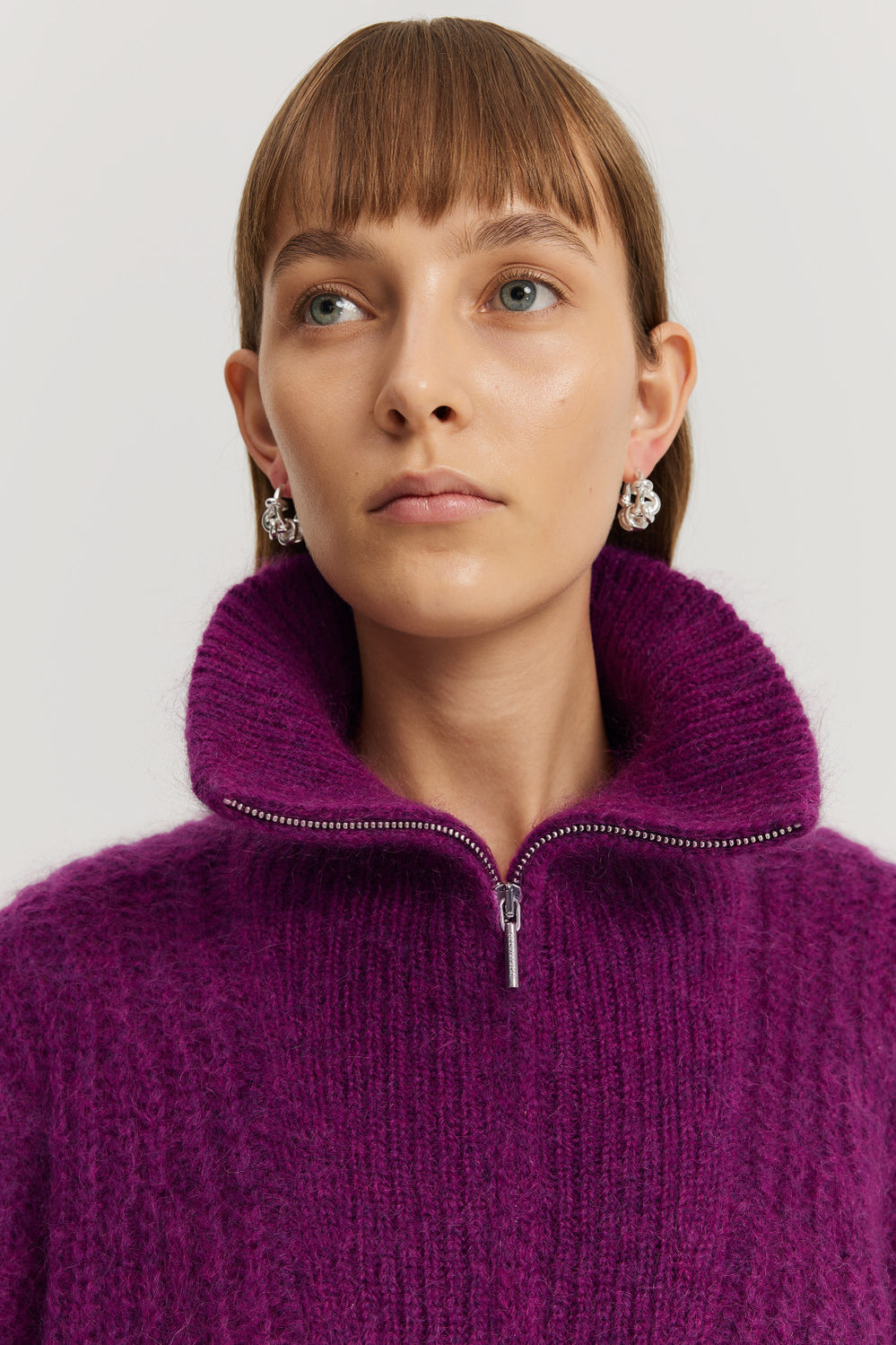 Zip Detail Knit