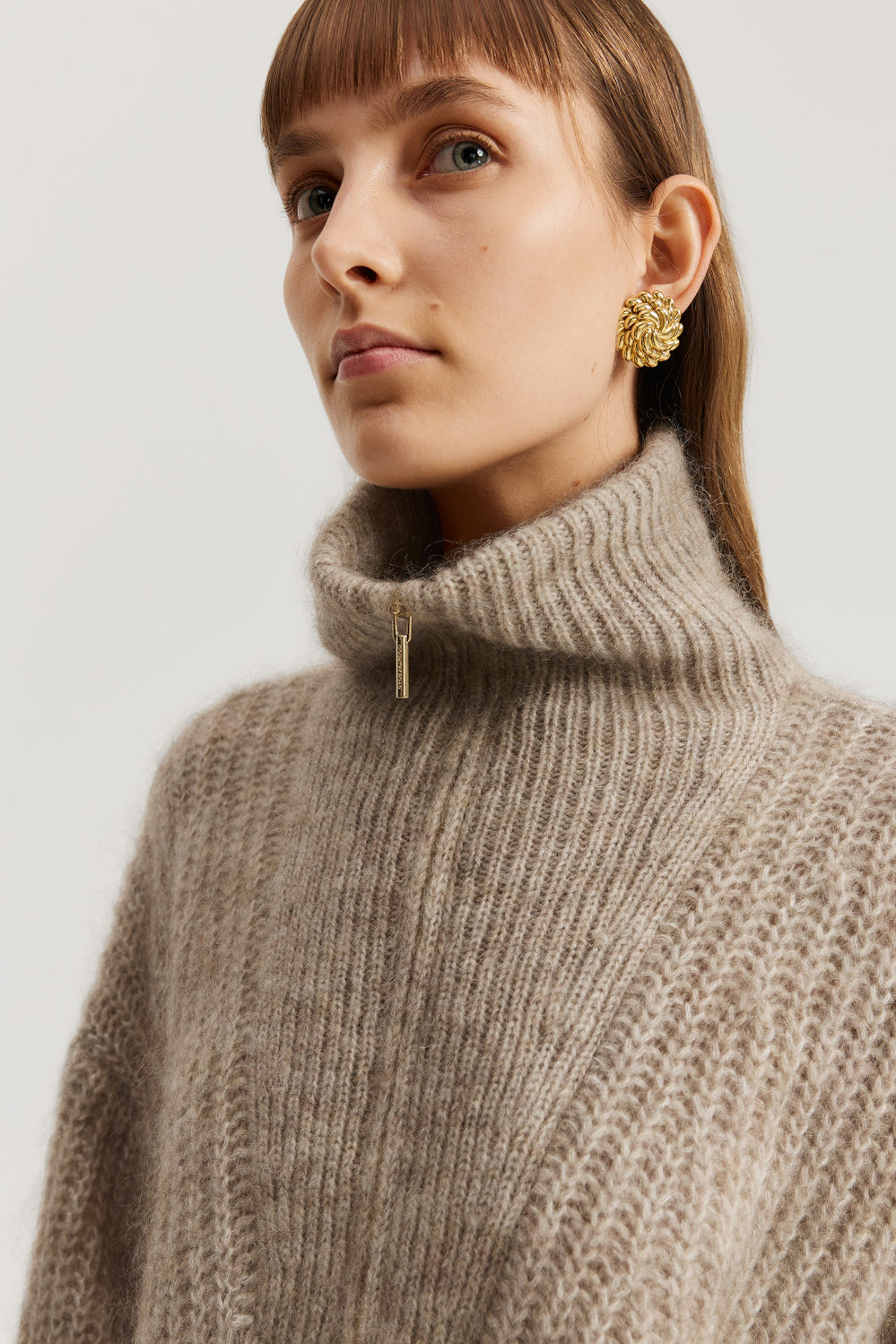 Zip Detail Knit