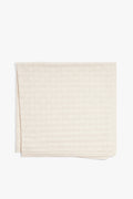 Cotton Blend Logo Knit Blanket