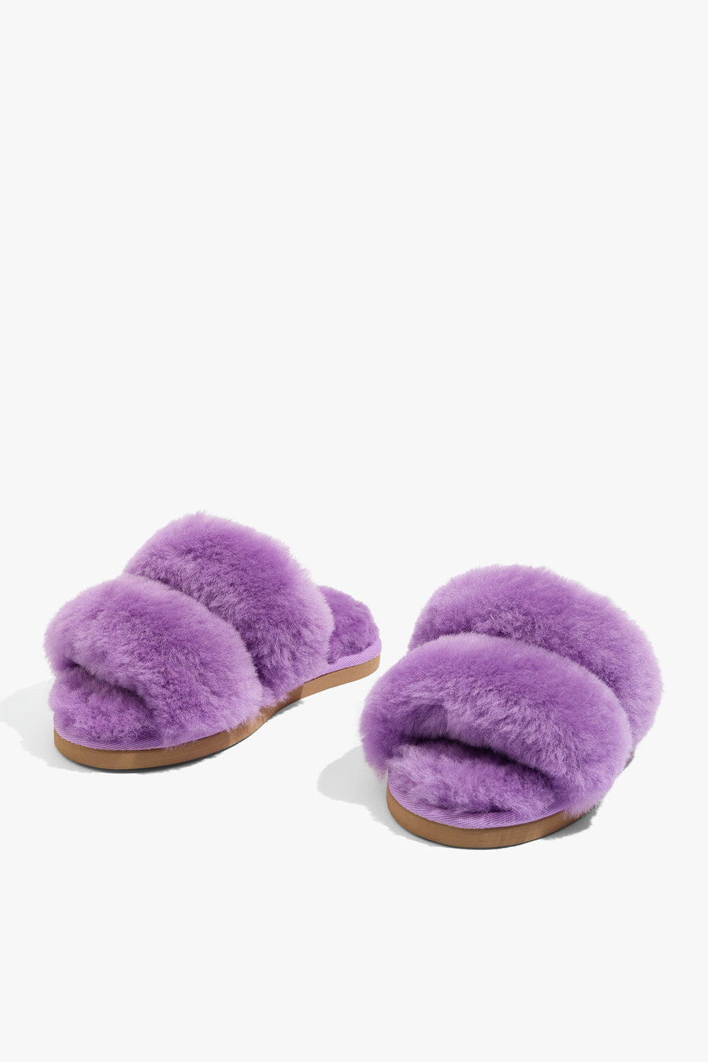 Shearling Double Slide
