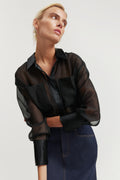 Satin Contrast Shirt