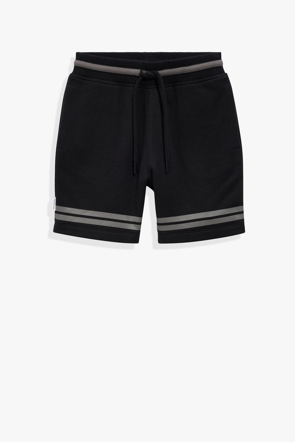 Cotton Stripe Sweat Short