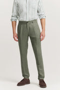 Pleated Linen Pant