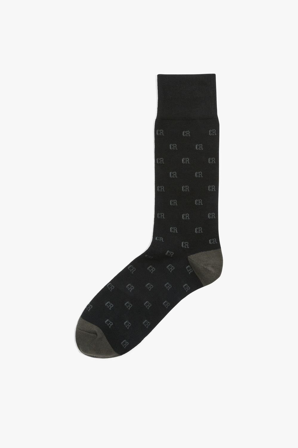 Cotton Blend Monogram Sock
