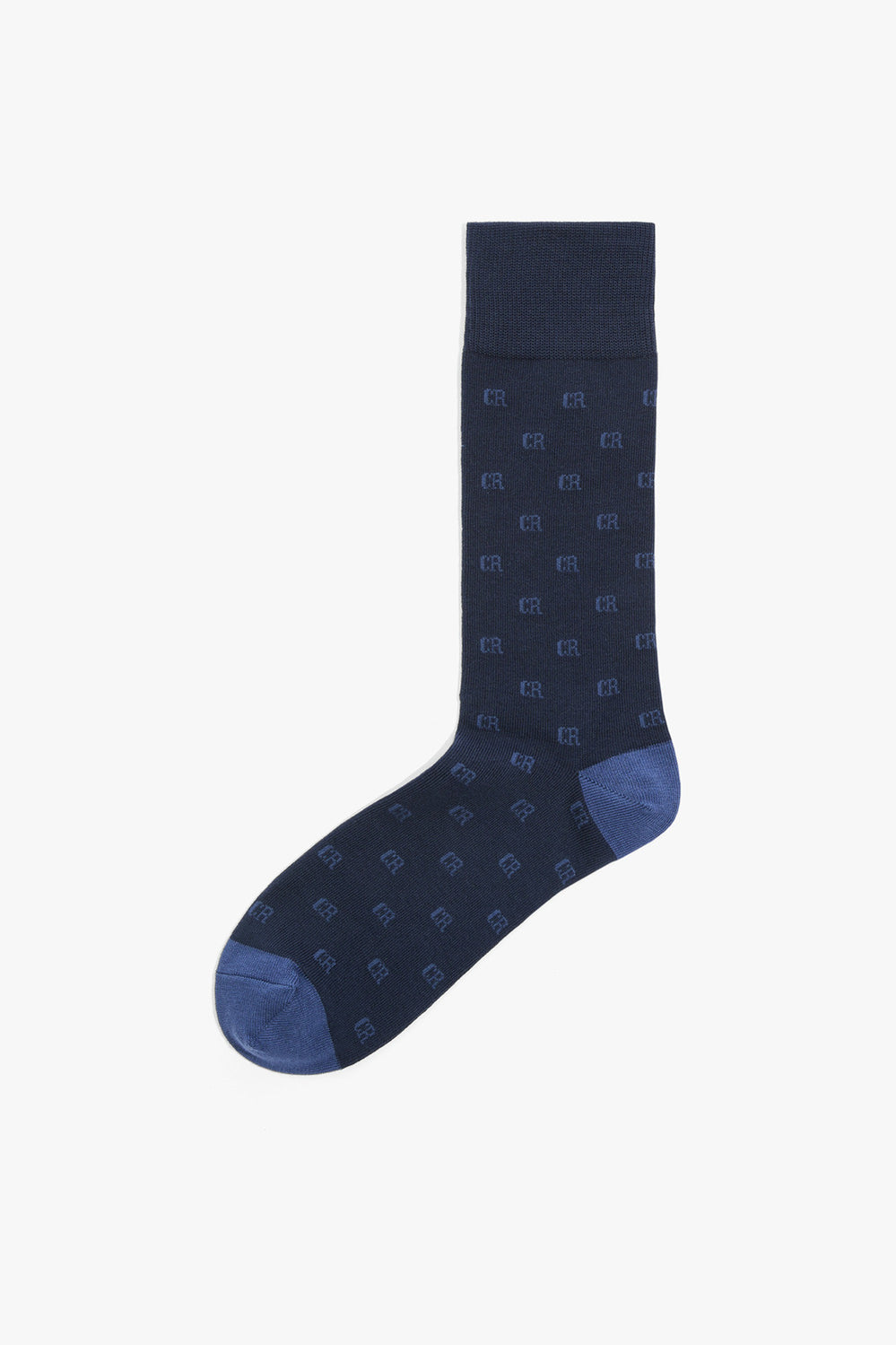 Cotton Blend Monogram Sock