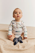 Cotton Car Long Sleeve Bodysuit