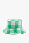 Cotton Gingham Bucket Hat