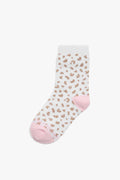 Cotton Blend Leopard Sock