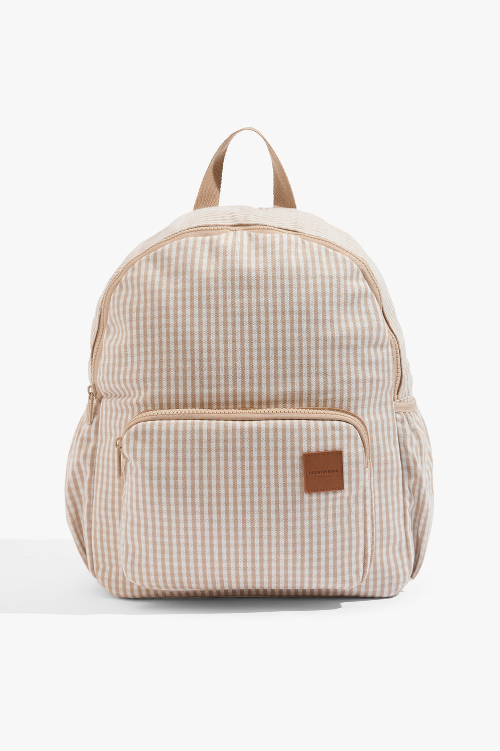 Gingham Backpack