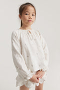 Cotton Embroidered Long Sleeve Shirt
