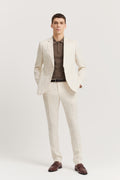 Regular Fit Linen Jacket