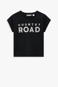 Organically Grown Cotton Sequin Logo T-Shirt