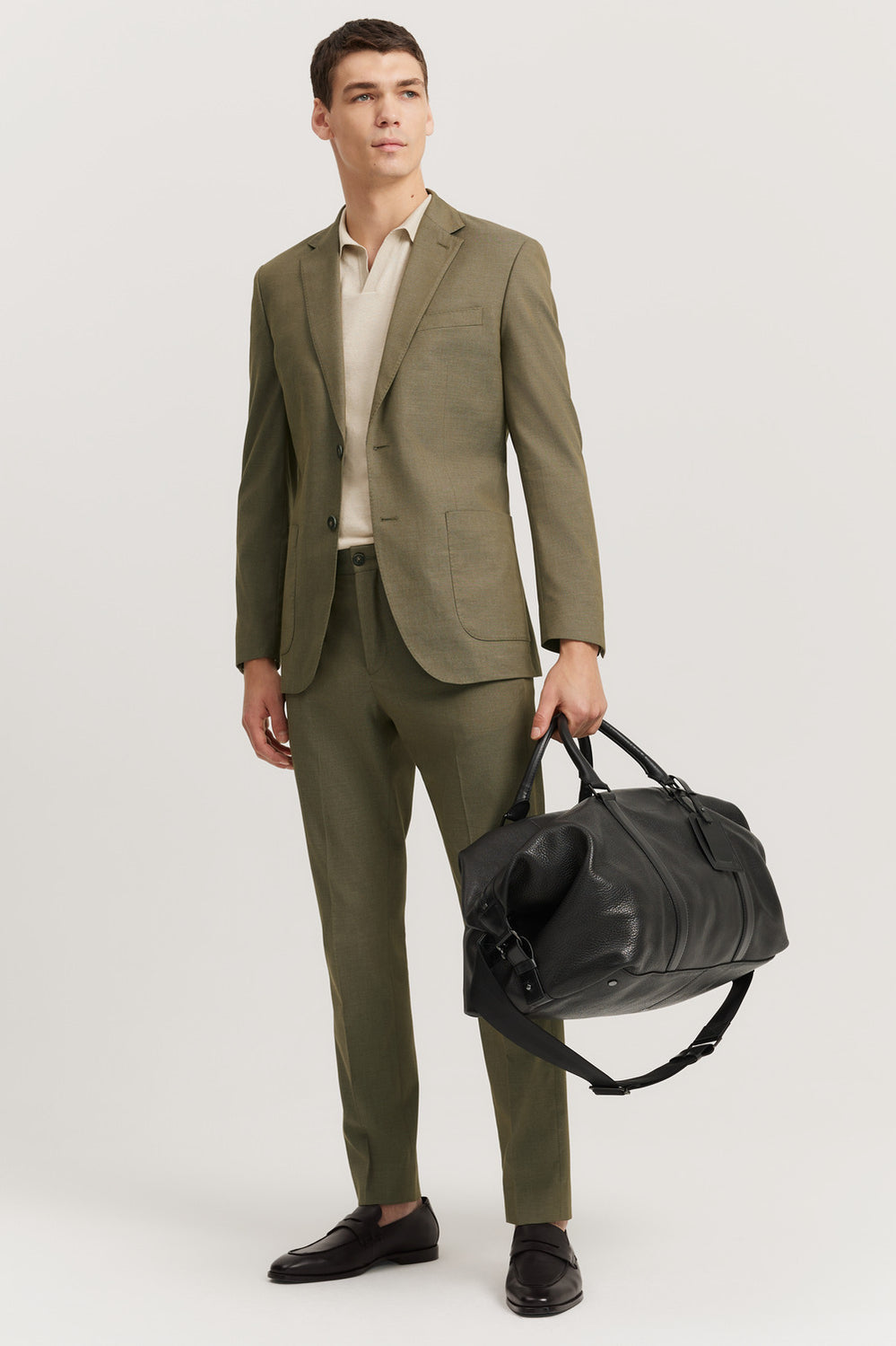 Slim Fit Twill Stretch Jacket