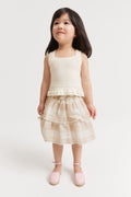 Shirred Tier Skirt