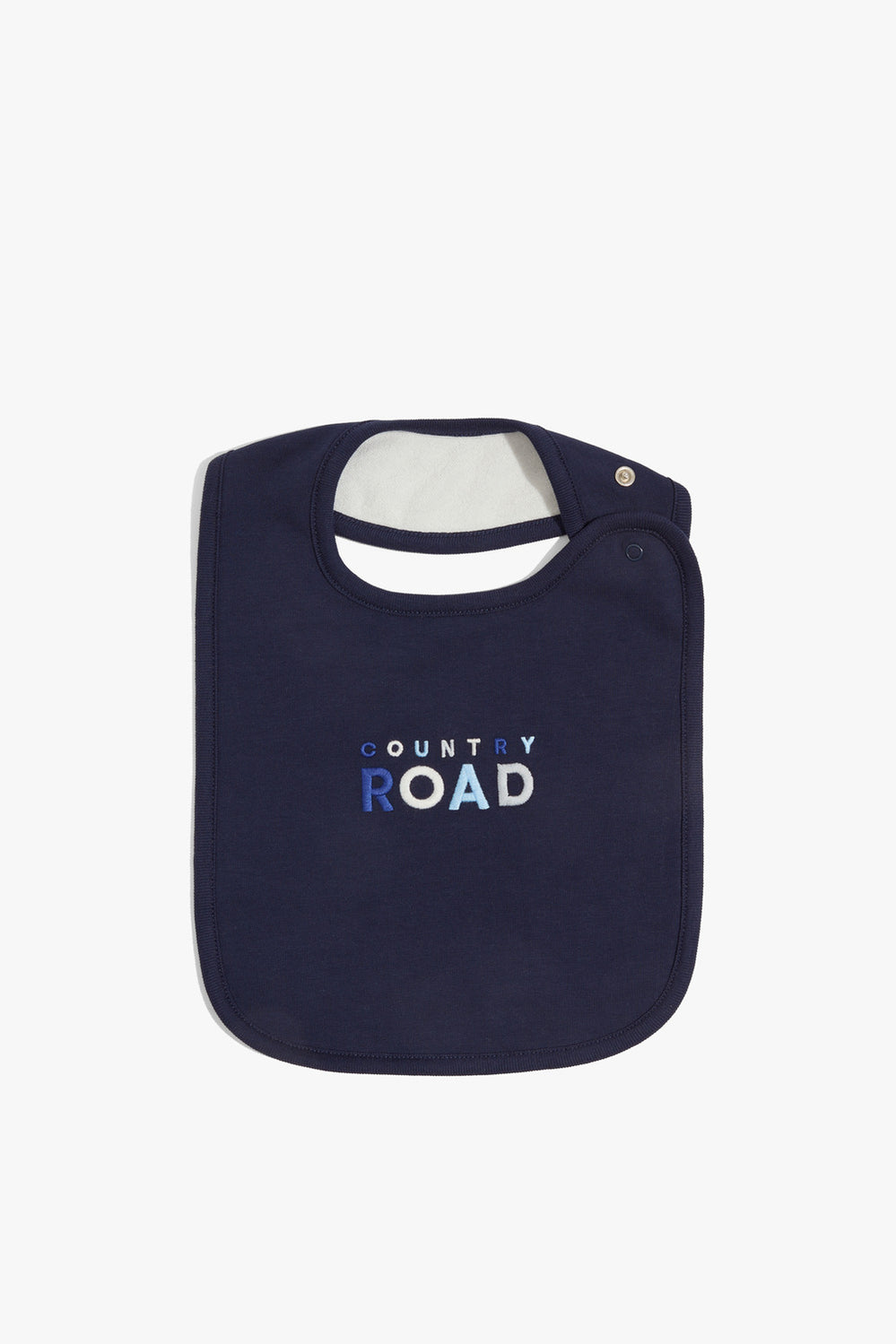 Cotton Logo Embroidered Bib