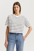 Cotton Crop Stripe T-Shirt