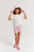Leopard Denim Short