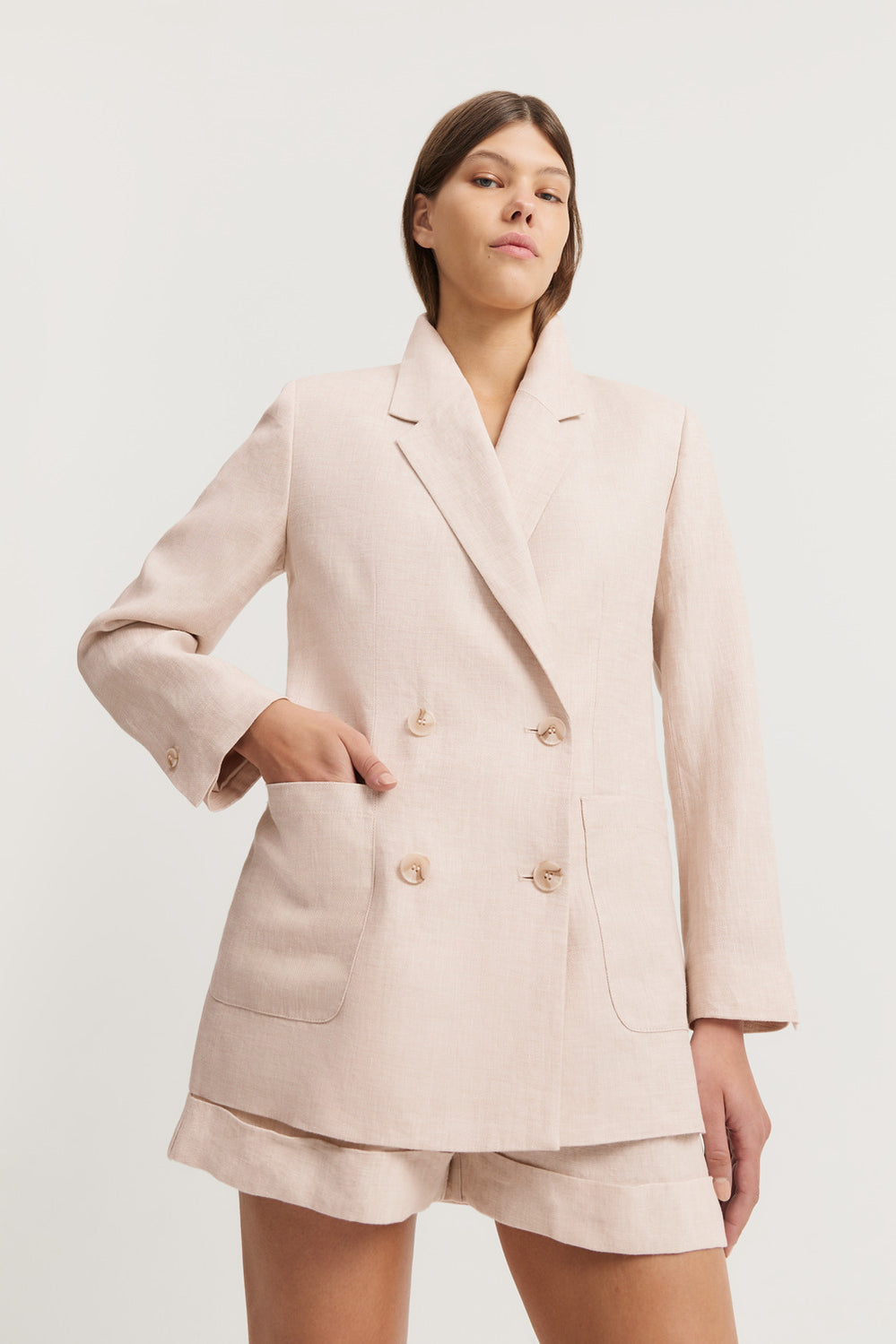 Linen Relaxed Blazer