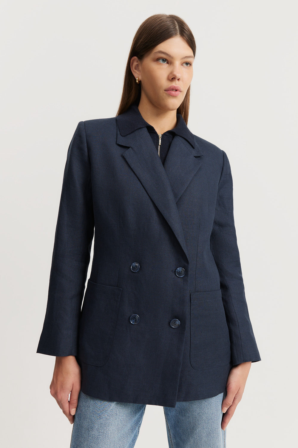 Linen Relaxed Blazer