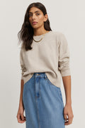 Cotton Linen Crew Neck