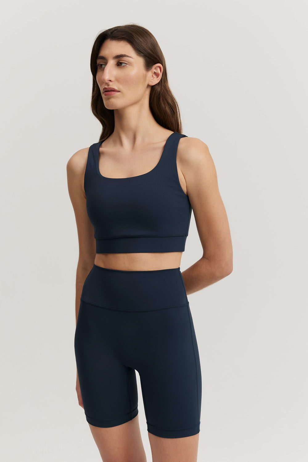 Nylon Blend Crop Tank