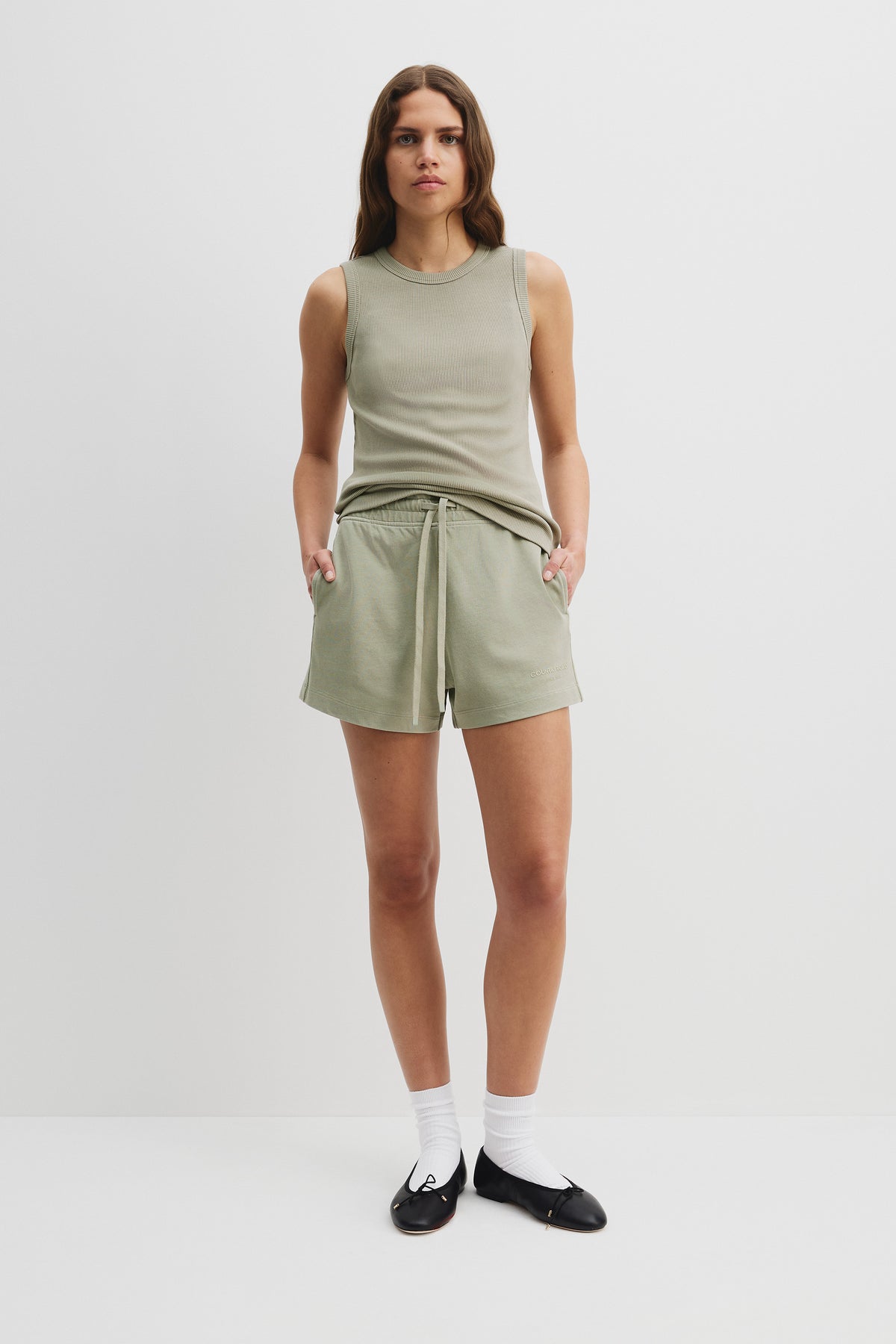 High Neck Rib Tank