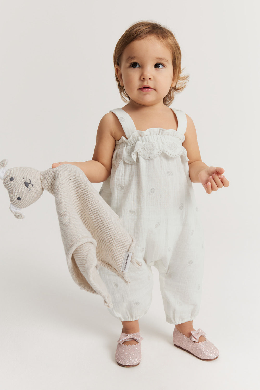 Cotton Embroidered Romper