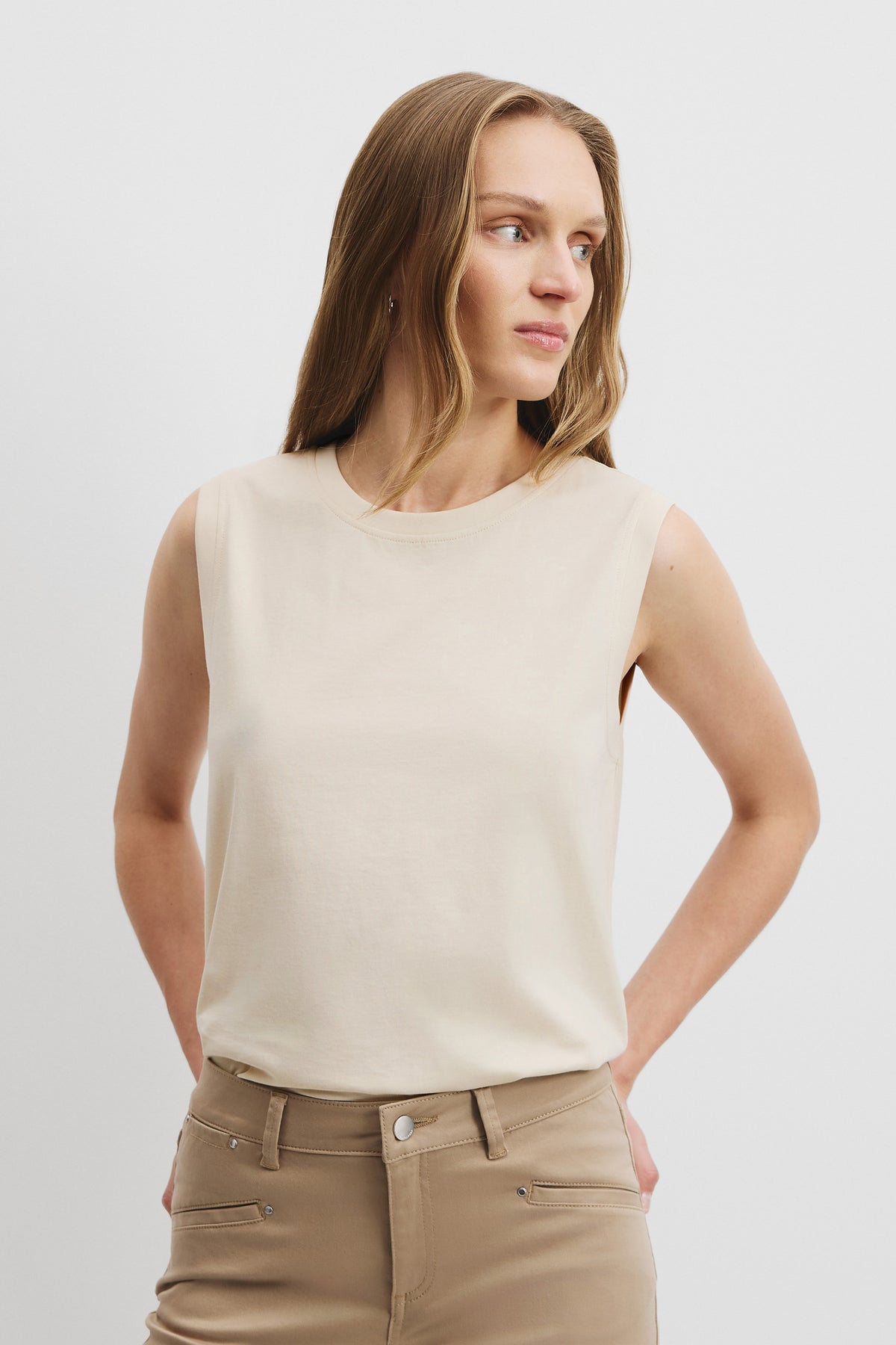 Australian Cotton Relaxed Tank