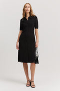 Compact Knit Short Sleeve Dress