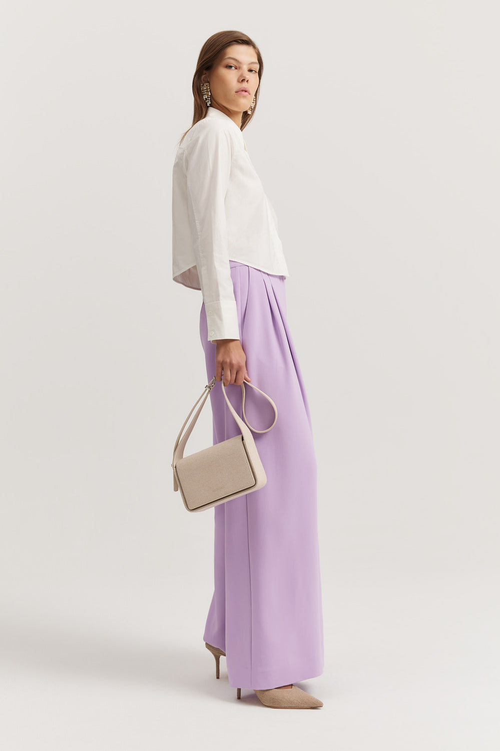 Cr X Re-Kin-Dle Poplin Cropped Shirt