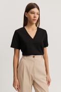 Deep V-Neck T-Shirt