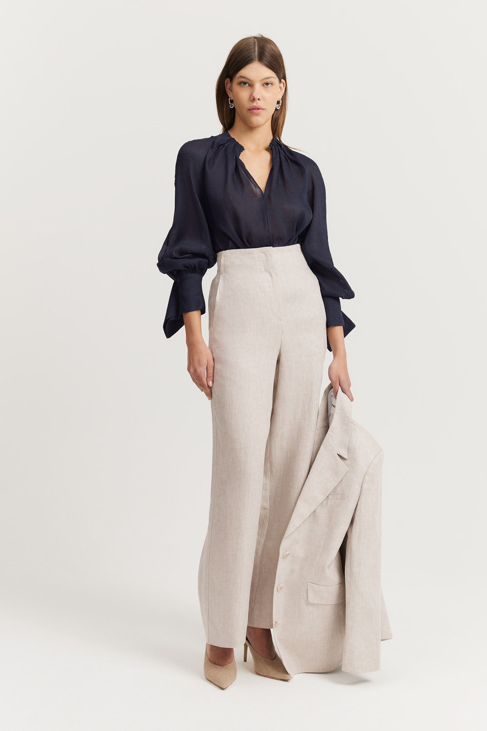 Linen Yarn Dyed Pant
