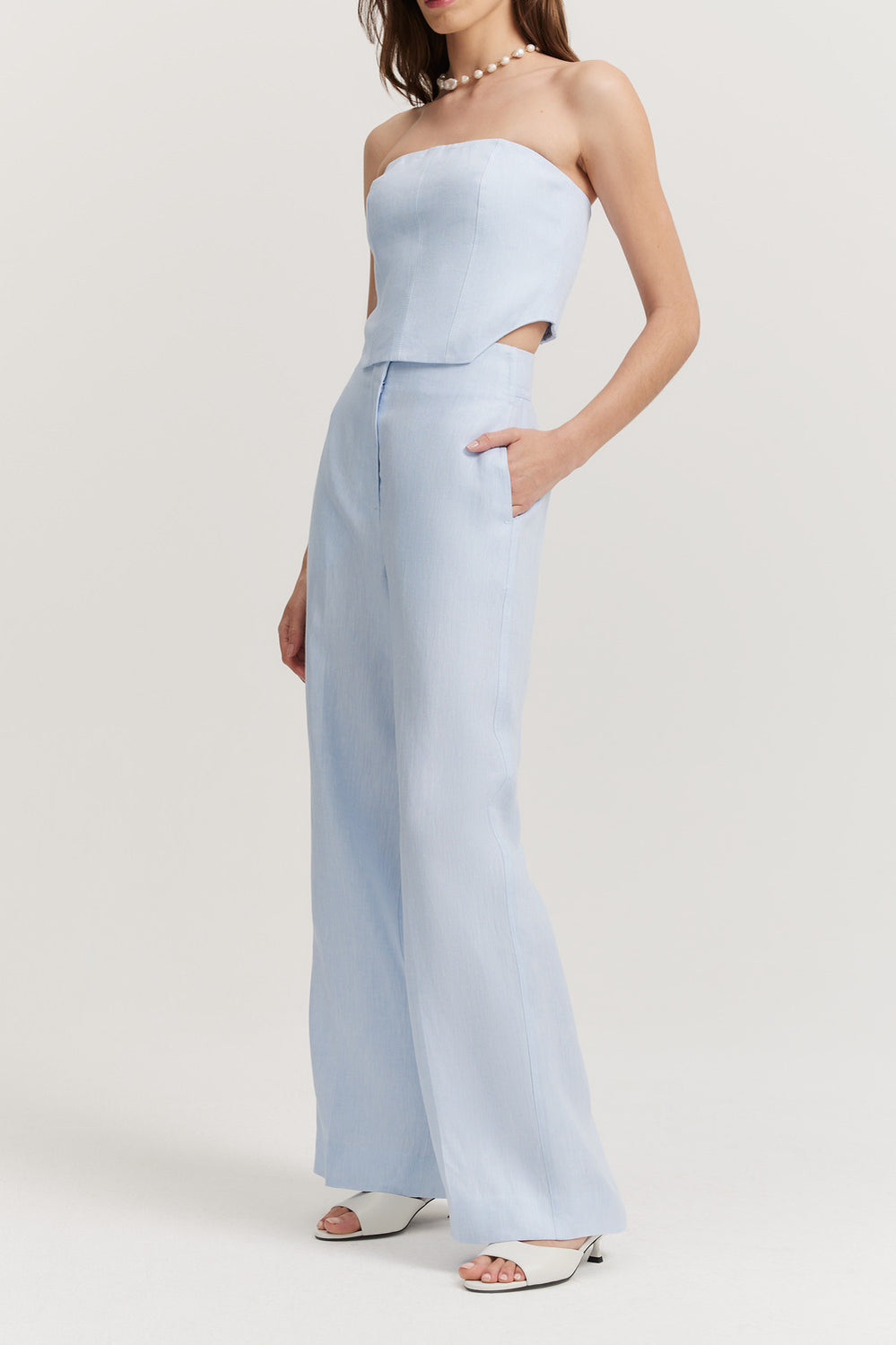 Linen Yarn Dyed Pant
