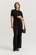 Pull-On Wide Leg Pant