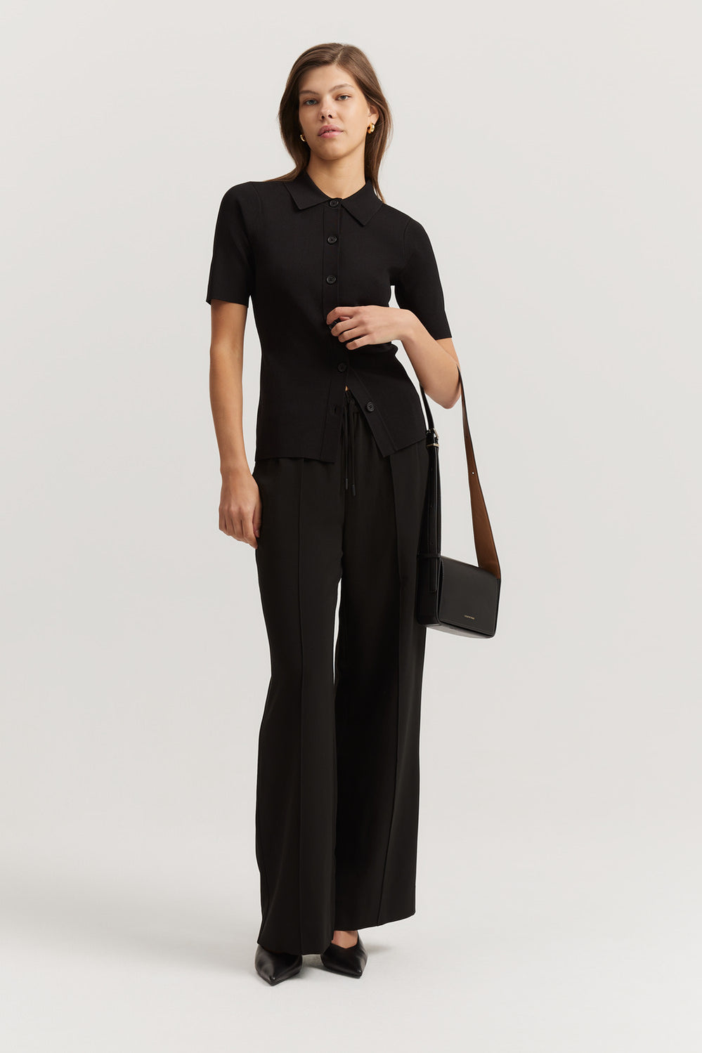 Pull-On Wide Leg Pant