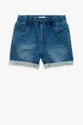 Dobby Denim Short