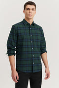 Regular Fit Cotton Check Oxford Shirt