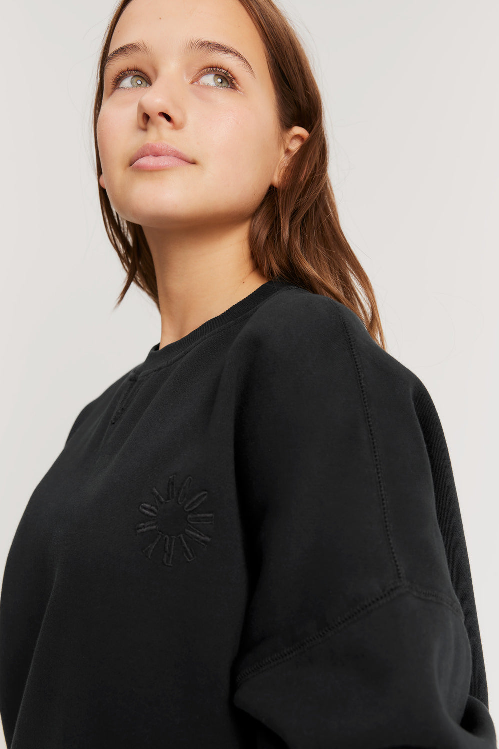 Cotton Teen Circle Logo Sweat