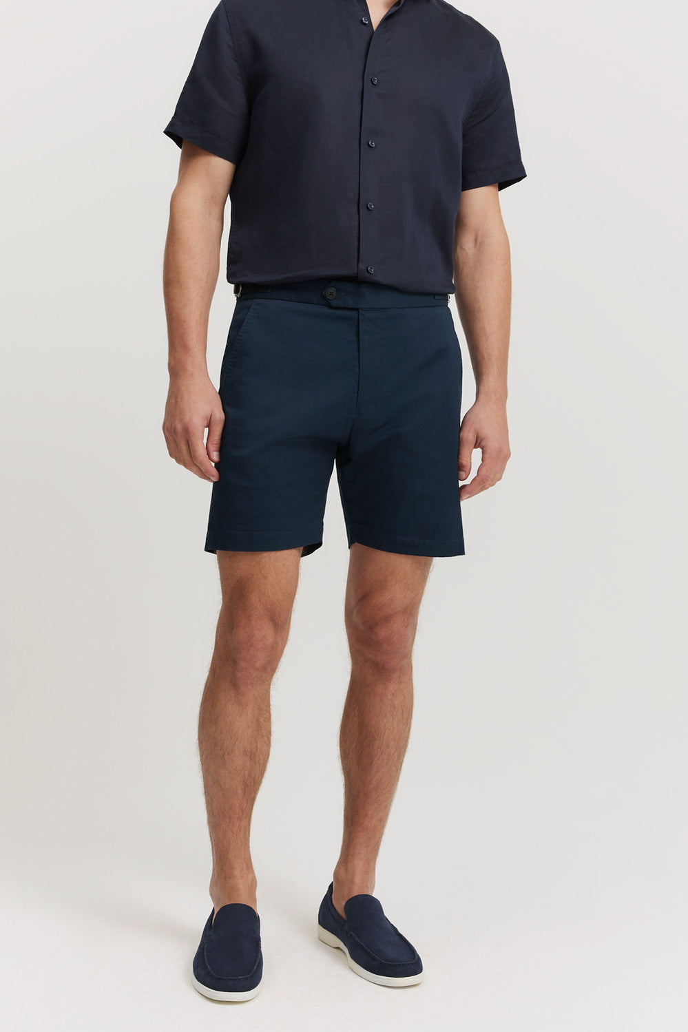 Buckle Detail Stretch Short