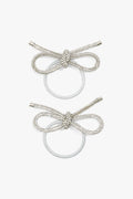 Crystal Hair Tie Pack Of 2