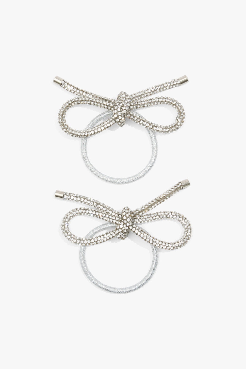 Crystal Hair Tie Pack Of 2