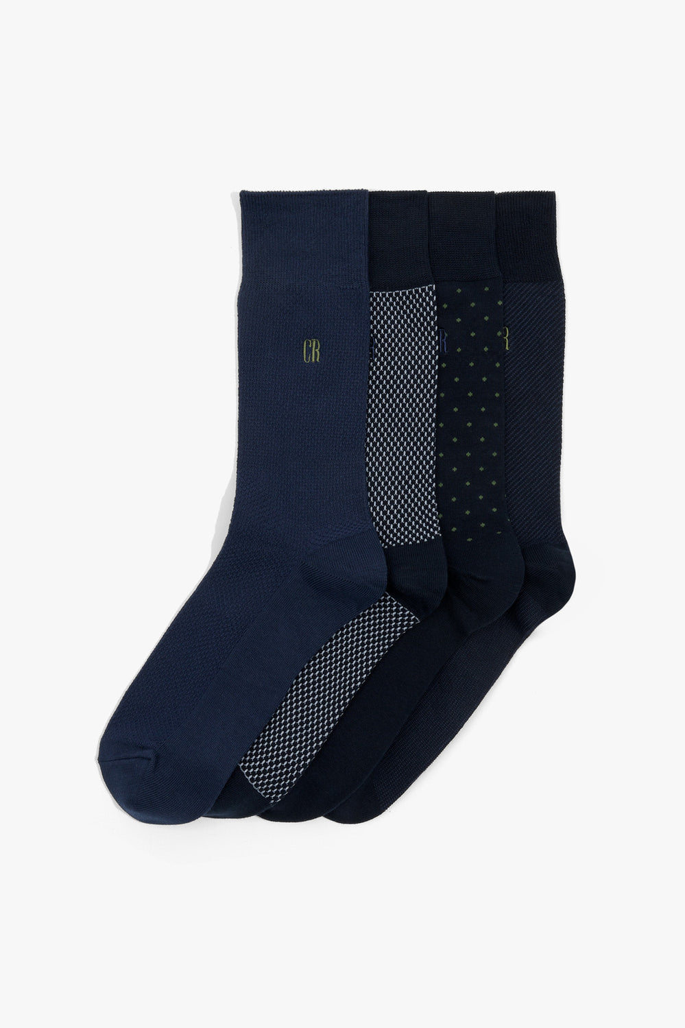 Cotton Blend Classic Sock Pack Of 4