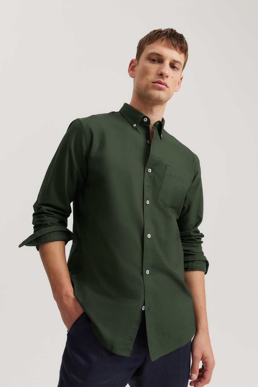 Regular Fit Cotton Oxford Shirt