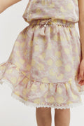 Peach Frill Skirt