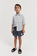 Blend Stripe Board Short