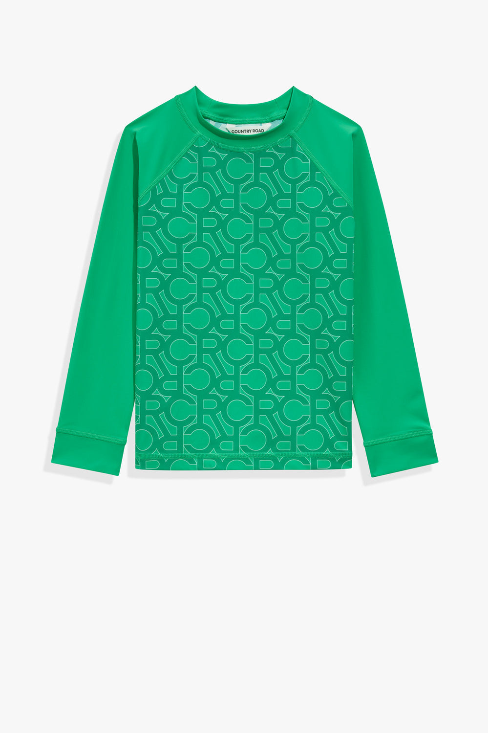 Nylon Blend Logo Rash Vest