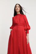 Gathered Midi Dress