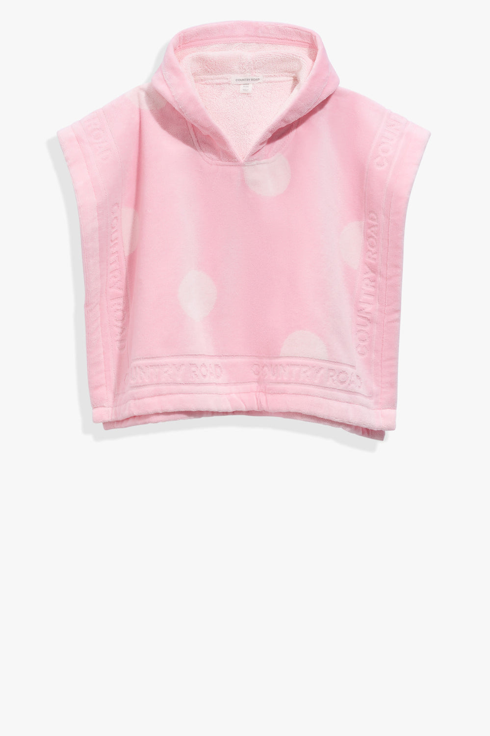 Cotton Logo Spot Poncho